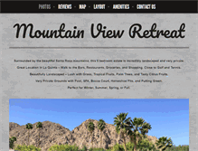 Tablet Screenshot of mountain-view-retreat.com